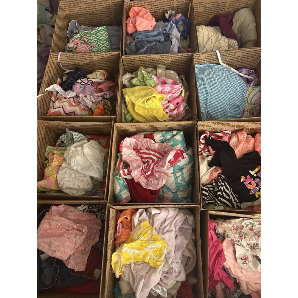 Girls Clothing Reseller Mystery Box Kids Clothes 12x12 Box FULL Mixed Brand/Size